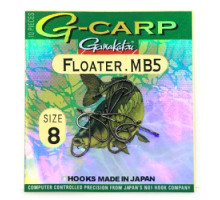 Hook Gamakatsu G-Carp Floater MB5 Black # 8 10pcs
