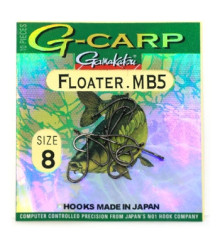 Гачок Gamakatsu G-Carp Floater MB5 Black # 8 10шт