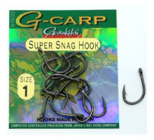 Гачок Gamakatsu G-Carp Super Snag Black # 1 10шт