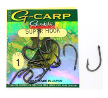 Hook Gamakatsu G-Carp Super Black # 1 10pcs