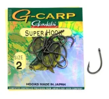 Гачок Gamakatsu G-Carp Super Black # 2 10шт