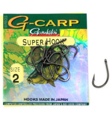 Hook Gamakatsu G-Carp Super Black # 2 10pcs