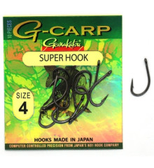 Hook Gamakatsu G-Carp Super Black # 4 10pcs