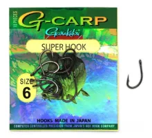 Гачок Gamakatsu G-Carp Super Black # 6 10шт