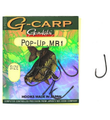 Hook Gamakatsu G-Carp Pop-Up MB1 Black # 4 10pcs