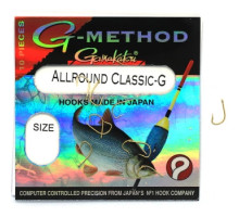 Гачок Gamakatsu G-Method Allround Classic G Gold # 12 10шт