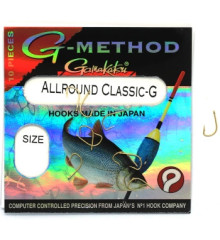 Крючок Gamakatsu G-Method Allround Classic G Gold #12 10шт