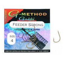 Гачок Gamakatsu G-Method Feeder Strong Bronze # 4 10шт