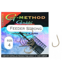 Крючок Gamakatsu G-Method Feeder Strong Bronze #4 10шт