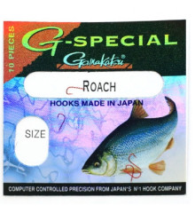 Крючок Gamakatsu G-Special Roach Red #20 10шт