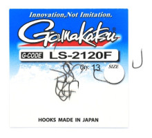 Hook Gamakatsu LS-1223F N / L Black # 16 13pcs 