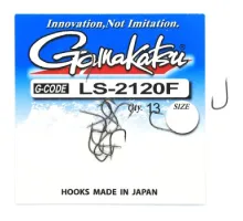 Гачок Gamakatsu LS-1223F N / L Black # 16 13шт 