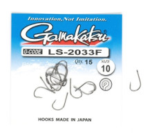 Гачок Gamakatsu LS-2033F N / L Black # 10 15шт