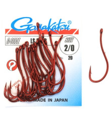 Крючок Gamakatsu LS-3113R Red #2/0 20шт 