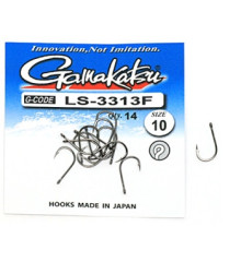 Крючок Gamakatsu LS-3313F N/L Black #10 14шт 