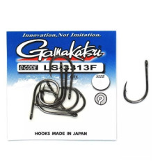 Крючок Gamakatsu LS-3313F N/L Black #2/0 6шт 