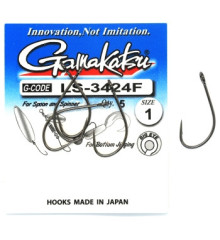 Крючок Gamakatsu LS-3424F Black #1 5шт 