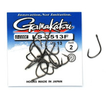Крючок Gamakatsu LS-3513F N/L Black #2 15шт
