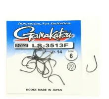 Гачок Gamakatsu LS-3513F N / L Black # 6 14шт