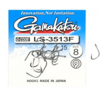 Hook Gamakatsu LS-3513F N / L Black # 8 13pcs