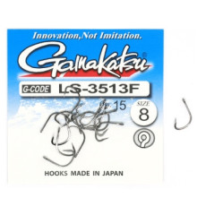 Крючок Gamakatsu LS-3513F N/L Black #8 13шт