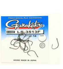 Крючок Gamakatsu LS-3513F N/L Black #4 15шт