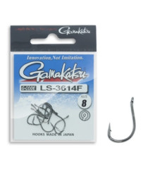 Крючок Gamakatsu LS-3614F N/L Black #8 9шт