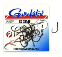 Гачок Gamakatsu LS-3614F Black # 4 25шт