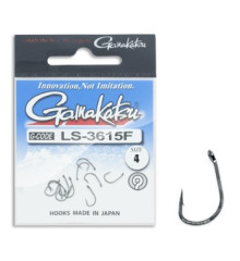 Крючок Gamakatsu LS-3615F N/L Black #4 8шт
