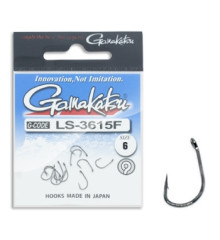 Крючок Gamakatsu LS-3615F N/L Black #6 9шт
