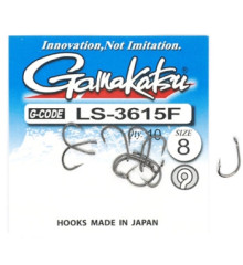 Крючок Gamakatsu LS-3615F N/L Black #8 9шт