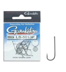 Крючок Gamakatsu LS-5013F N/L Black #1/0 9шт