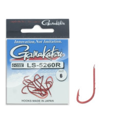 Крючок Gamakatsu LS-5260R N/L Red #6 11шт