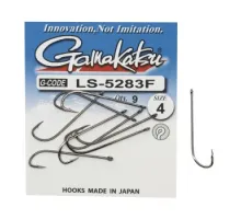 Крючок Gamakatsu LS-5283F N/L Black #4 9шт
