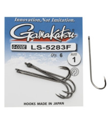 Крючок Gamakatsu LS-5283F N/L Black #1 6шт
