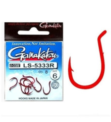 Крючок Gamakatsu LS-5333R N/L Red  #6 8шт
