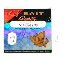 Гачок Gamakatsu G-Bait Maggots Nickel # 16 10шт