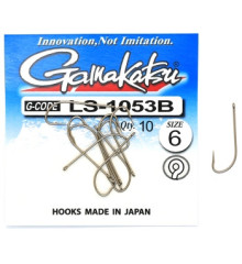 Гачок Gamakatsu LS-1053B N / L Bronze # 6 10шт