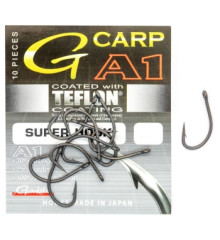 Крючок Gamakatsu A1 G-Carp Super Hook P.T.F.E. coating Grey #6 10шт