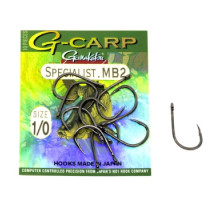 Гачок Gamakatsu G-Carp Specialist MB2 Black # 1/0 10шт