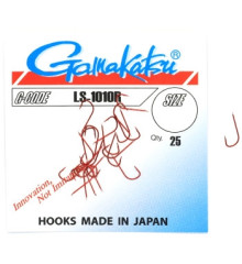 Крючок Gamakatsu LS-1010R Red #16 25шт 