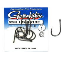 Крючок Gamakatsu LS-3313F N/L Black #1 8шт 
