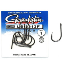 Крючок Gamakatsu LS-3313F N/L Black #1 8шт 