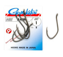 Hook Gamakatsu LS-4644F Black # 1 6pcs 