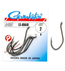 Крючок Gamakatsu LS-4644F Black #2 6шт 