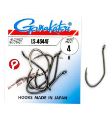 Крючок Gamakatsu LS-4644F Black #4 6шт 