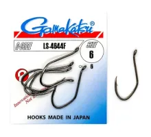 Hook Gamakatsu LS-4644F Black # 6 6pcs 