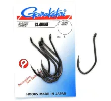 Hook Gamakatsu LS-4644F Black # 1/0 6pcs 