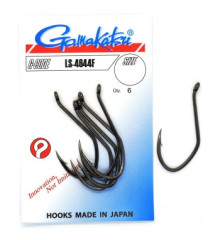 Крючок Gamakatsu LS-4644F Black #1/0 6шт 