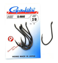 Крючок Gamakatsu LS-4644F Black #2/0 6шт 